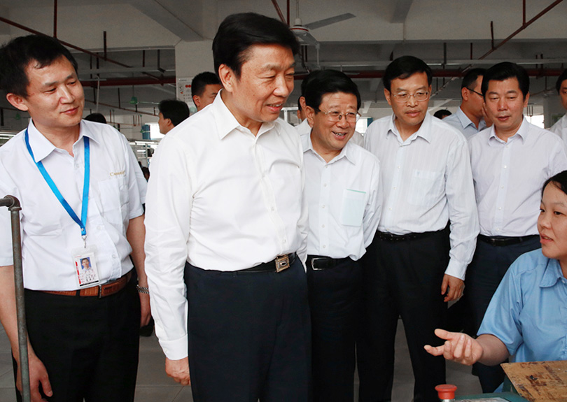 李源潮在尊龙集团调研纪实