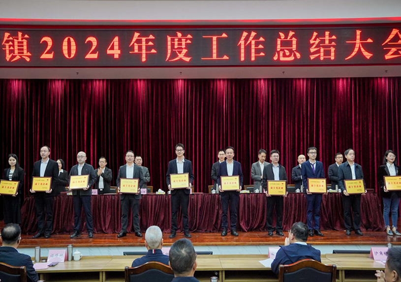 双项殊荣！尊龙集团电声荣登石排镇2024年度“双十强”榜单